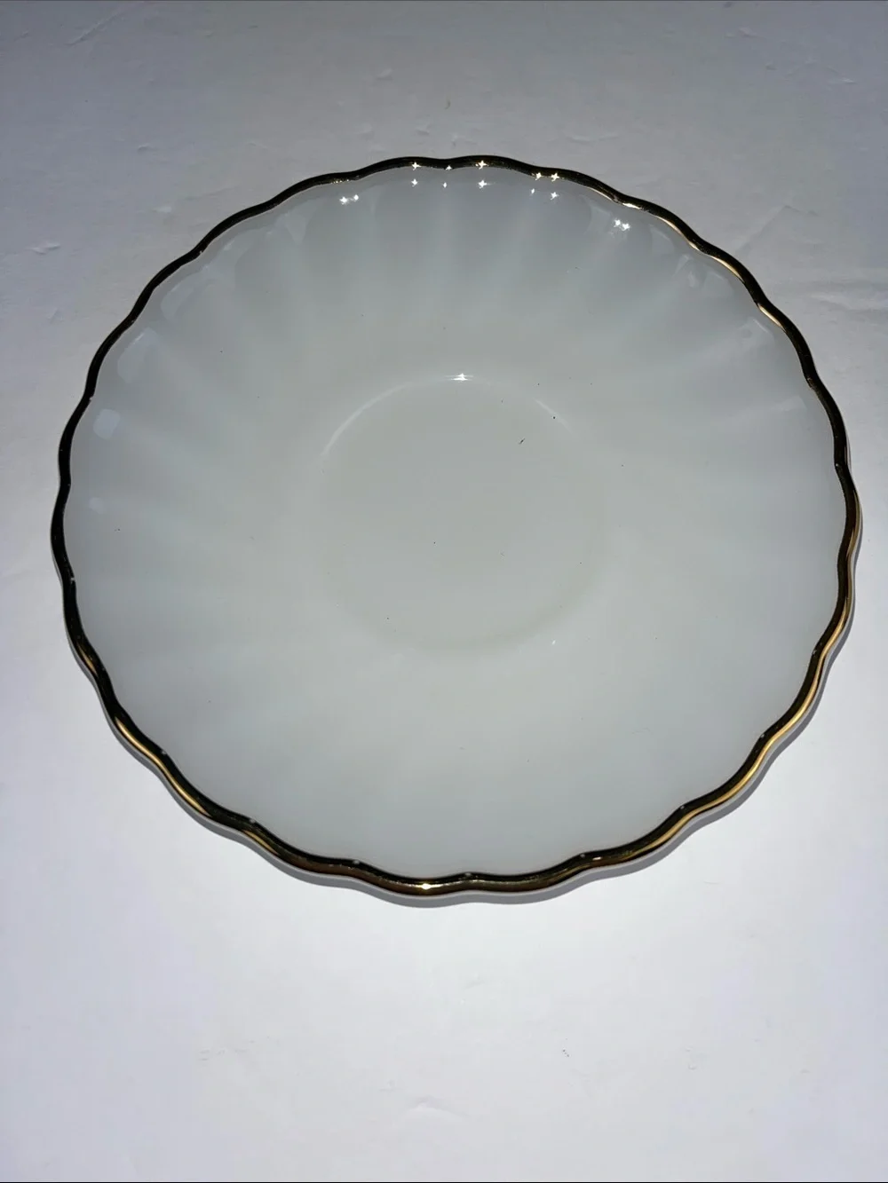 Vintage Fire King Gold Swirl Cup and Saucer